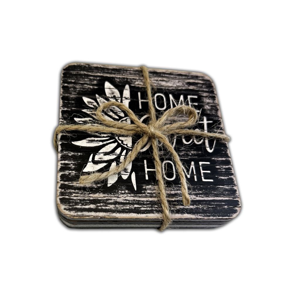 Набір костерів 4 шт. Home sweet home (соняшник)