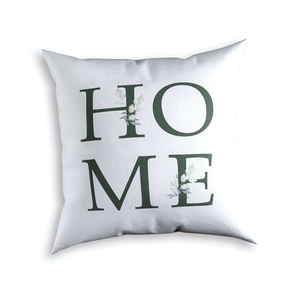 Подушка саржевая белая 45х45 "HOME"