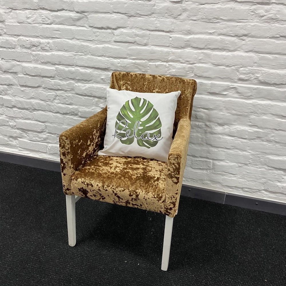 Подушка саржевая белая 45х45 "Relax"