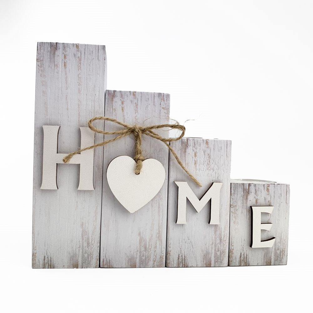 Набор подсвечников деревянных "Home" 4 шт.