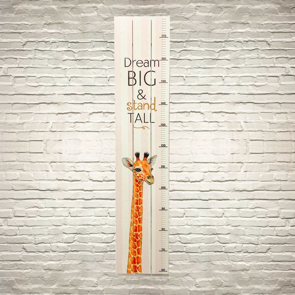 Ростомір дерев'яний "Dream big&stand tall"