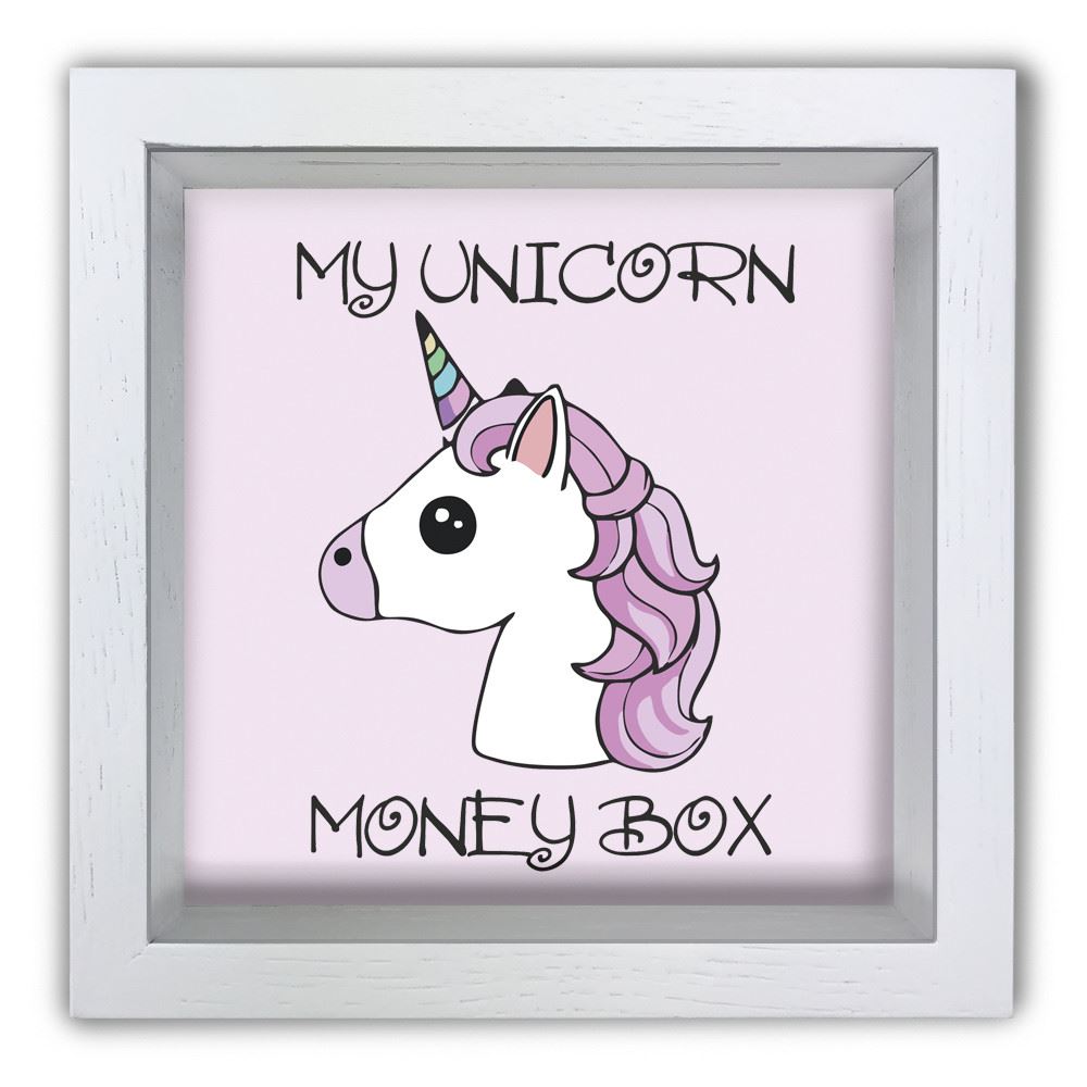 Дерев'яна копілка (скарбничка) 20 20 см "My unicorn money box"